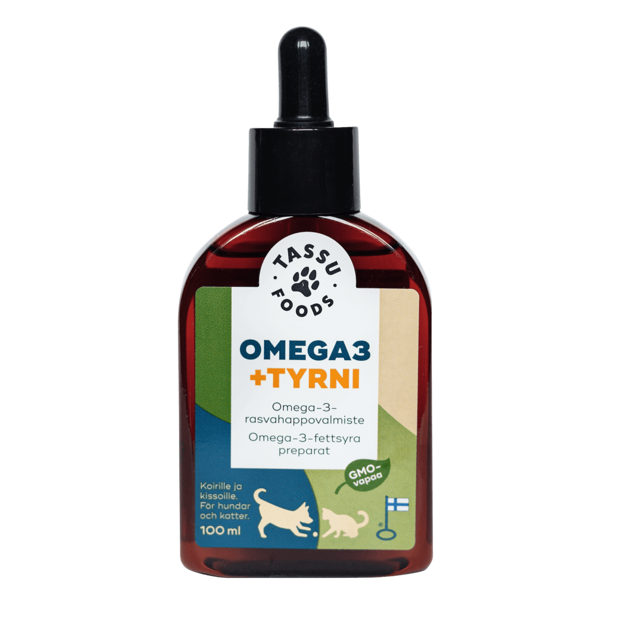 Omega 3 Tyrni Rasvahapot Koirille Ja Kissoille 100 Ml Omega 3 tyrni rasvahapot koirille ja kissoille 100 ml